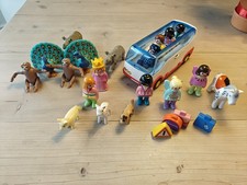 Playmobil 1.2.3 Large bundle Bus Figures Perfect Christmas Gift HappyMeal