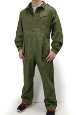 British Army green Overalls coveralls military jumpsuit flight suit boiler pock