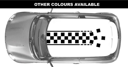 Mini roof checkered racing - checkered,