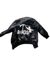 T-birds Kids black leather jacket