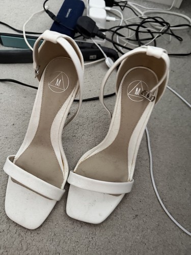 Missguided square toe white - missguided,