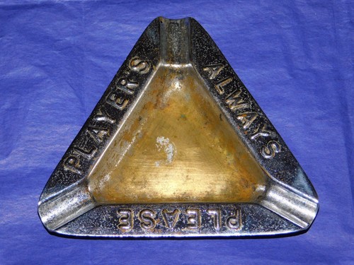 Pub ashtray players metal - pub,