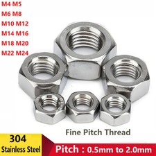 Fine Pitch Thread Hexagon Full