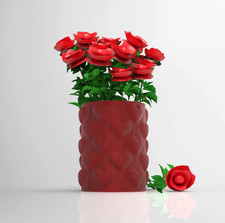 Hearts Vase | 3D Printed