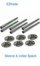 6 X NEW CHROME RADSNAPS