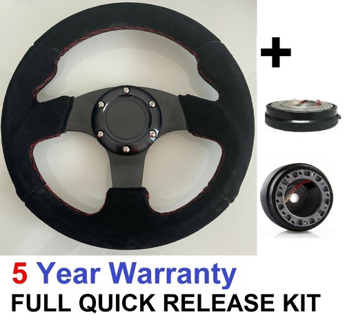 Quick release suede - quick, steering