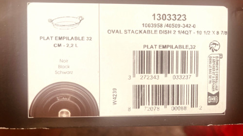 Staub cast iron oval casserole - staub,