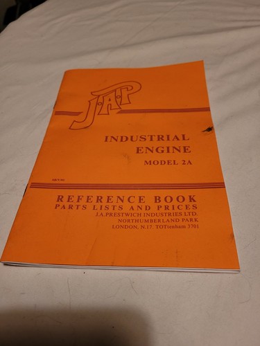Rotavator engine book - j.a.p.,