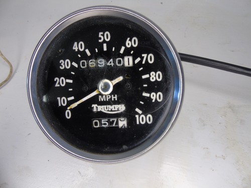 Triumph tr5t 500 - triumph, speedometer