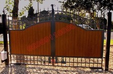 NEW WROUGHT IRON DRIVEWAY