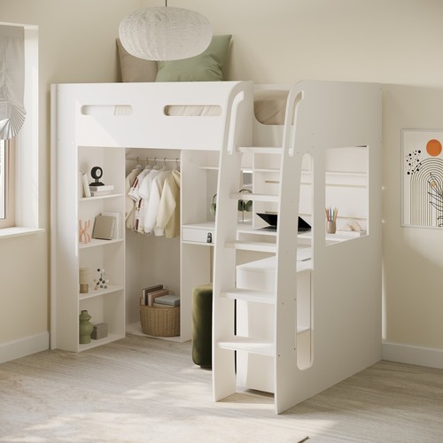 High sleeper loft bed with - sleeper,