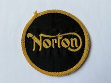 Old Norton Motorcycles Cloth Patch Badge.