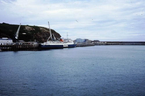 Sealink ferry docked port - sealink, at