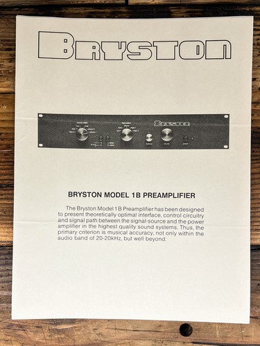 Bryston model preamp - bryston,