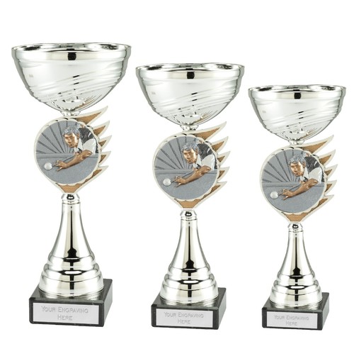 Personalised silver pool - silver,