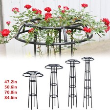 Garden Vertical Umbrella Trellis Tower Frame Plant Climbing Support Frame