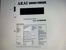 Akai S-1000hd Service Manual