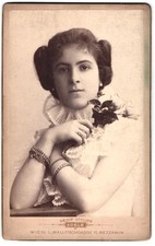 Photograph Adele, Vienna, Austria Actress Hofmann With Bracelets 