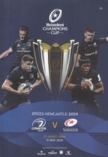 Rugby Union: 2019 Heineken Champions Cup Final Leinster v Saracens in Newcastle