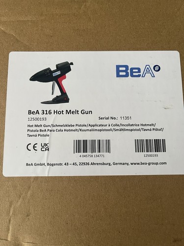 Bea 316 hot melt - melt, gun