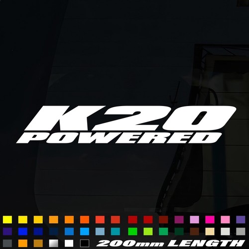 K20 powered sticker vinyl - k20,