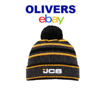 JCB Striped Team Beanie