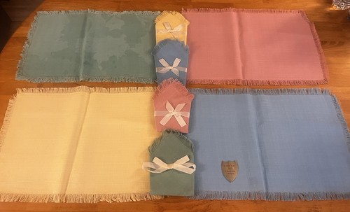 Vintage irish linen - table, mat