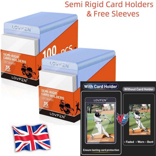 1000ct semi rigid card holders - semi-rigid,