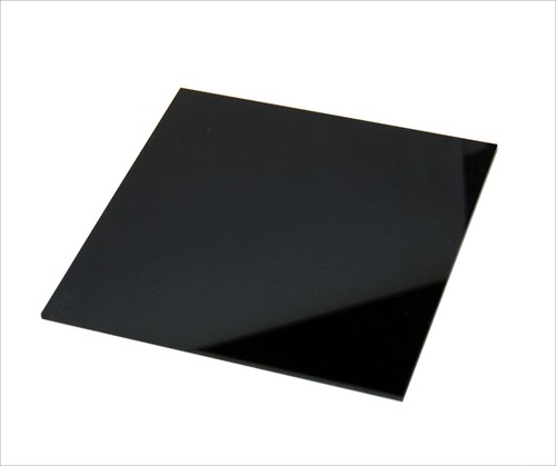 Black gloss acrylic perspex - gloss,