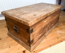 Antique camphor wood trunk - camphor,
