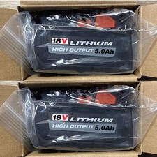2Pcs 5 AH For Milwaukee M18