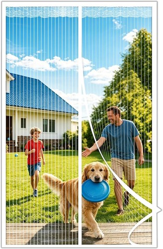 Magnetic fly screen - magnetic, mesh
