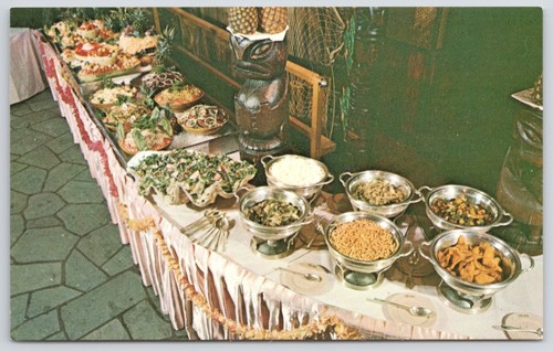 Postcard buffet kon tiki - postcard, kon-tiki