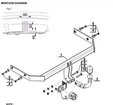 Swan Neck Tow Bar For