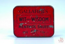 rare vintage little snuff tin
