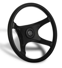 13 inch Boat Steering Wheel -Marine Yacht Speedboat ABS Control Wheel Black