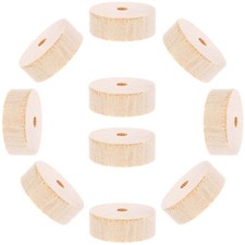 10pcs Wooden Wheels Small