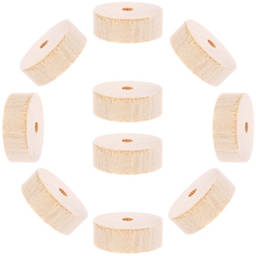 10pcs wooden wheels small - 10pcs,