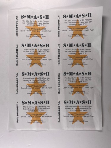 Radio smash flyer - radio, dj's