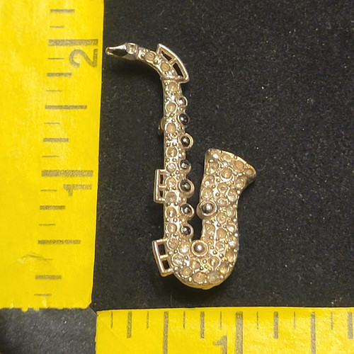 Saxophone sax rhinestone - saxophone,