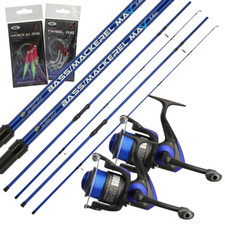 2 x Sea Fishing Bass Rods &