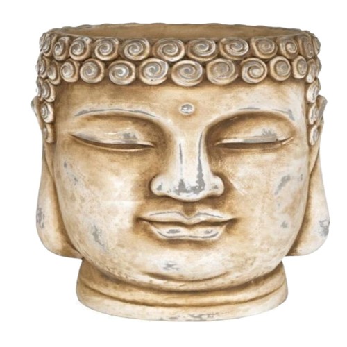 Buddha head planter pot - buddha,