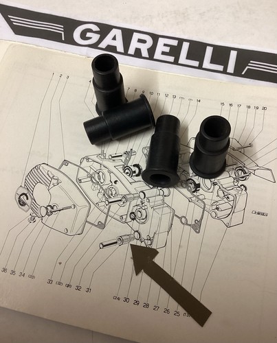 Garelli engine rubber mounting - engine,
