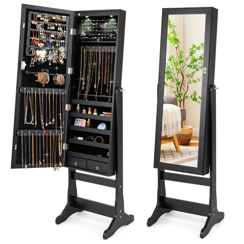 Lockable mirrored jewelry - lockable,