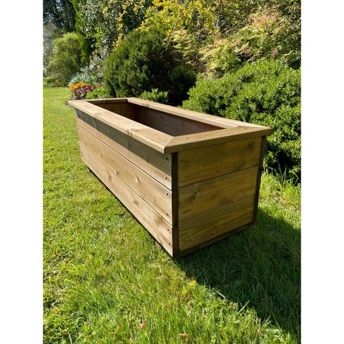 Trough rectangle wooden - rectangle,