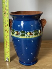 Vintage watcombe pottery vase - pottery,