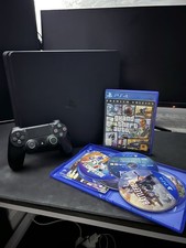 Sony PlayStation 4 Slim 500GB Black Console with 1 Controller and 6 Games