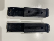 Velocette Pillion Footrests Complete with Rubbers , Ridged Bikes