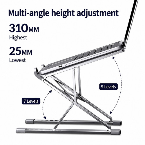 Adjustable aluminum laptop - adjustable,