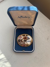 Vintage Bone China Brooch